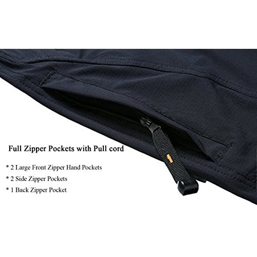 TBMPOY Mens Quick Dry Ripstop Belted Mountain Fishing Cargo Pants...