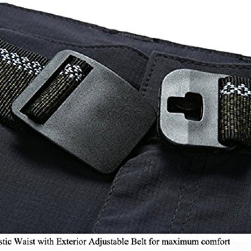 TBMPOY Mens Quick Dry Ripstop Belted Mountain Fishing Cargo Pants...