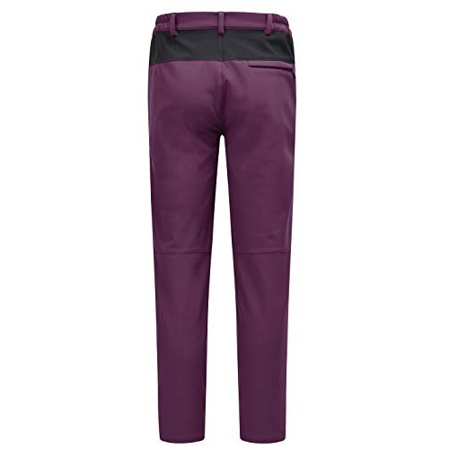 TBMPOY Womens Windproof Waterproof Snow Pants Outdoor Hiking Flee...