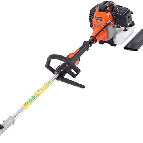 Brush Cutter 52CC 5 in 1 Petrol Hedge Trimmer Gas Powered Chainsaw...