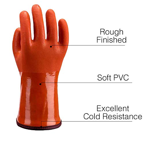 LIICHAO A2021 Cold Resistant Insulated Work Gloves, Upgrade waterp...