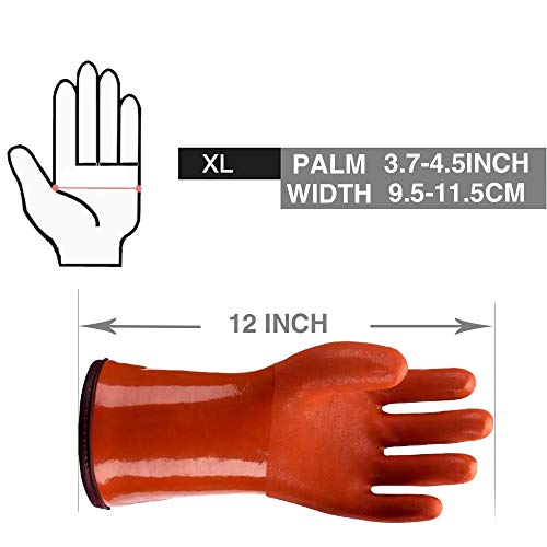 LIICHAO A2021 Cold Resistant Insulated Work Gloves, Upgrade waterp...