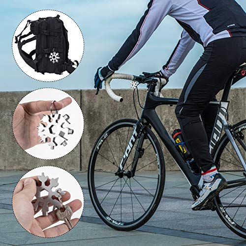 Snowflake multitool，Stainless Steel Snowflake tool multi，Portabl...