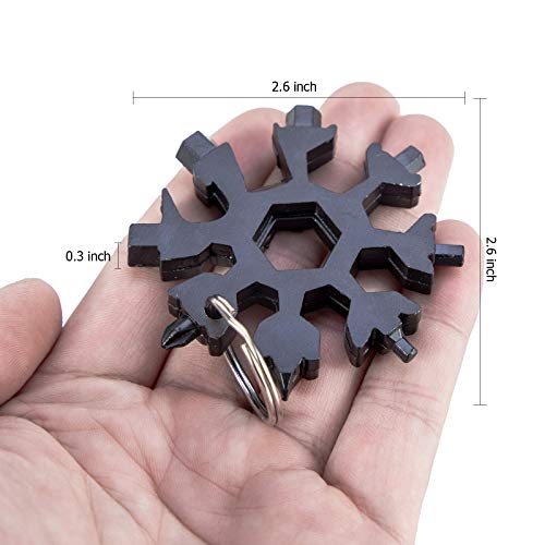 Snowflake multitool，Stainless Steel Snowflake tool multi，Portabl...