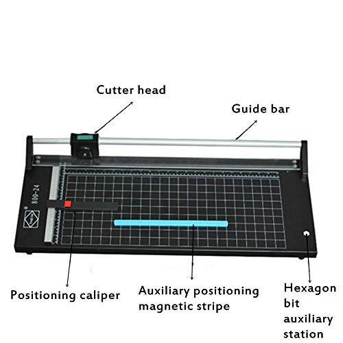 Paper Cutter 14/24/48 Inch Manual Precision Rotary Paper Trimmer f...