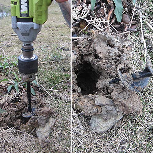 Auger Drill Bit for Planting,1.6X 9 inch Garden Auger, Bulb Auger,...