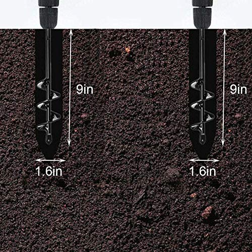 Auger Drill Bit for Planting,1.6X 9 inch Garden Auger, Bulb Auger,...