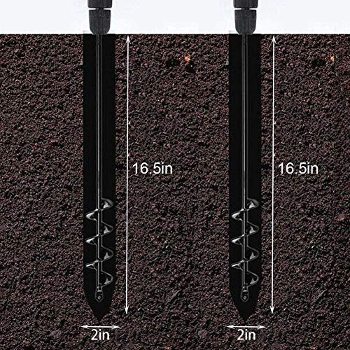 Auger Drill Bit for Planting 1.6x16.5inch Extended Length Garden A...