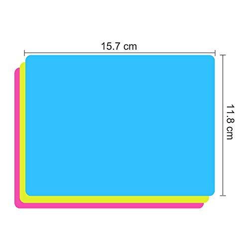 3 Pack Extra Large Silicone Sheets for Crafts, Liquid, Resin Jewel...