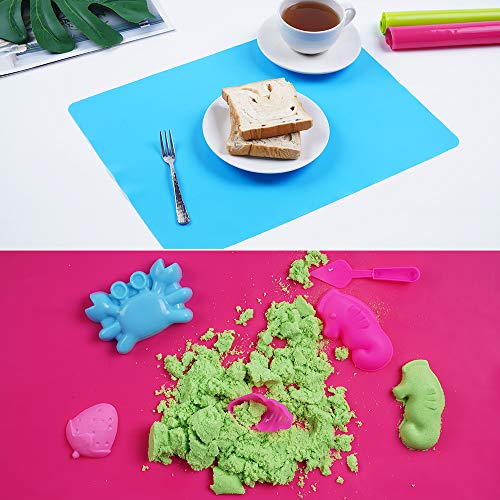 3 Pack Extra Large Silicone Sheets for Crafts, Liquid, Resin Jewel...