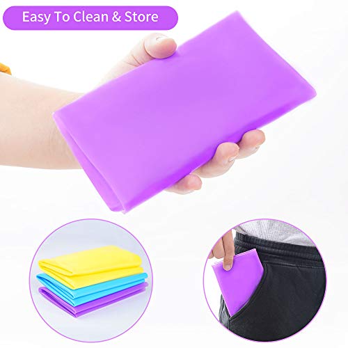 3 Pack Large Silicone Sheets for Crafts, Liquid, Resin Jewelry Cas...