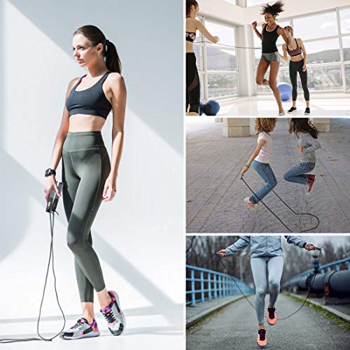 Te-Rich Jump Rope, Weighted Jump Rope for Fitness, Skipping Rope w...