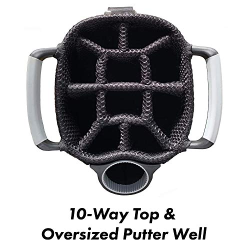 Team Golf MLB Boston Red Sox Victory Golf Cart Bag, 10-way Top wit...