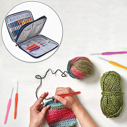 Teamoy Organizer Case for Interchangeable Circular Knitting Needle...