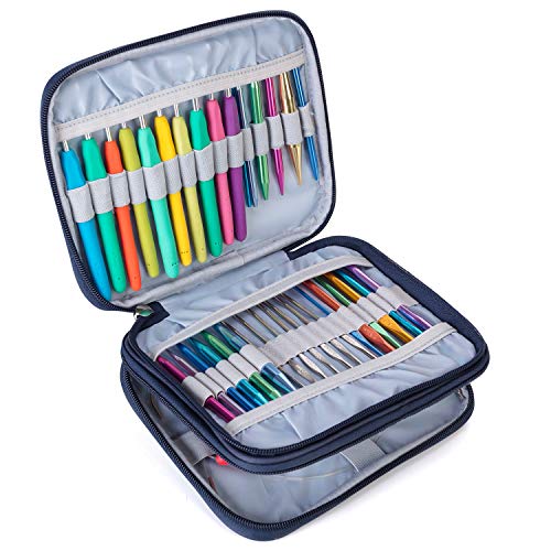 Teamoy Organizer Case for Interchangeable Circular Knitting Needle...