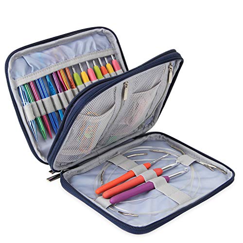 Teamoy Organizer Case for Interchangeable Circular Knitting Needle...