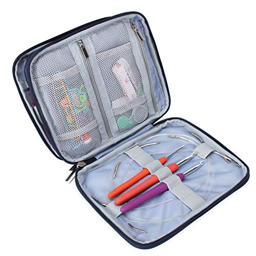Teamoy Organizer Case for Interchangeable Circular Knitting Needle...
