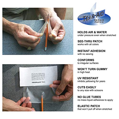 TEAR-AID Vinyl Repair Kit, 3 in x 5 ft Roll, Type B 2 Pack