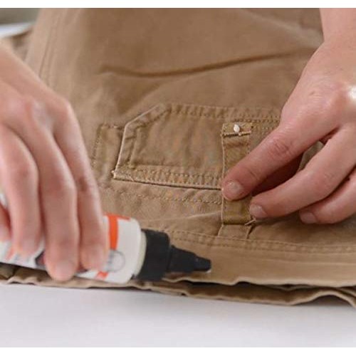 Tear Mender Instant Fabric and Leather Adhesive, 2 oz Bottle-Carde...