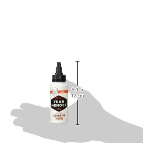 Tear Mender Instant Fabric and Leather Adhesive, 2 oz Bottle, TG-2