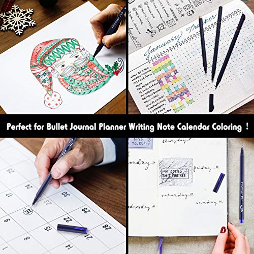 Tebik 45 Pack Journal Planner Pens Colored Pens, 40 Assorted Color...