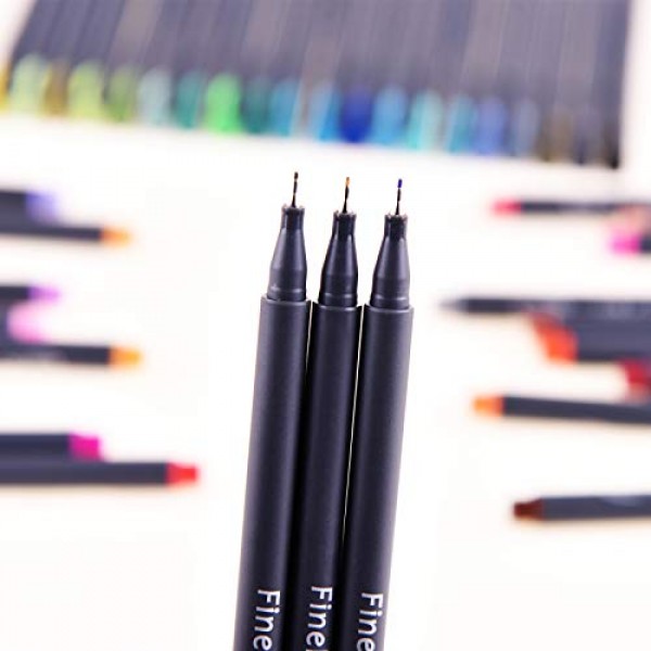 Tebik 45 Pack Journal Planner Pens Colored Pens, 40 Assorted Color...