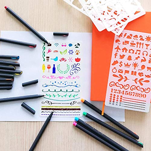 Tebik 45 Pack Journal Planner Pens Colored Pens, 40 Assorted Color...