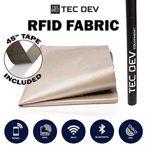 RF Faraday Fabric, Conductive Fabric, EMF Shield, Faraday Cage, RF...