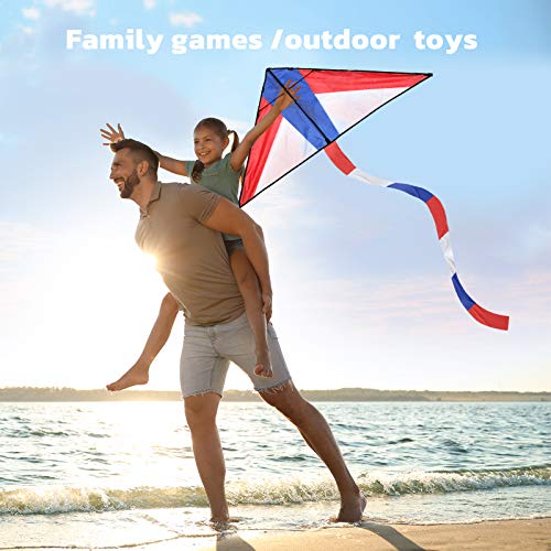 TECBOSS Kite for Kids Easy to Fly 55 x 29 in with Tear Resistant P...