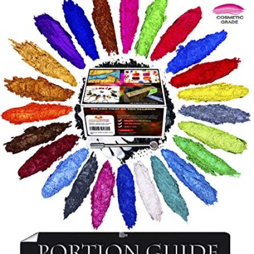 Mica Powder for Epoxy Set– 250g 10g Ea. 25 Colours TECHAROOZ 2 T...