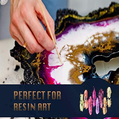 Mica Powder - TECHAROOZ Epoxy Resin dye Color Pigment Set - 25 Col...