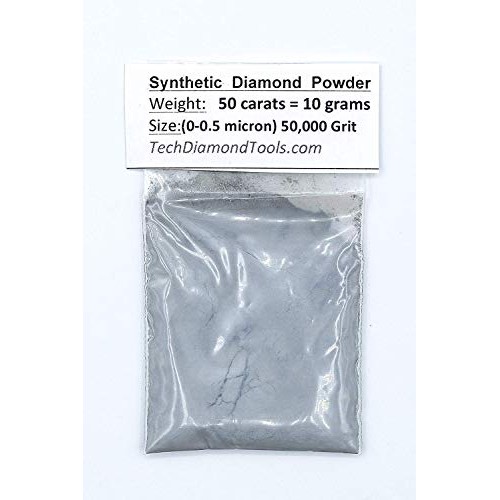 TechDiamondTools Diamond Powder 50,000 Grit, 0-0.5microns - 50 Car...