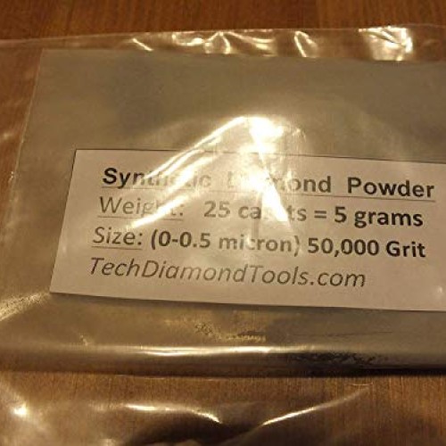 TechDiamondTools Diamond Powder 50,000 Grit, 0-0.5microns - 50 Car...