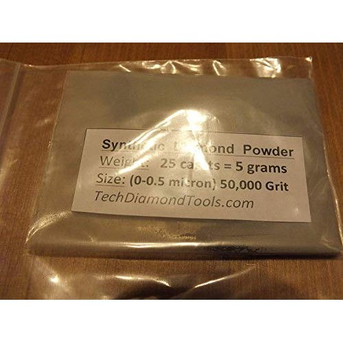 TechDiamondTools Diamond Powder 50,000 Grit, 0-0.5microns - 50 Car...