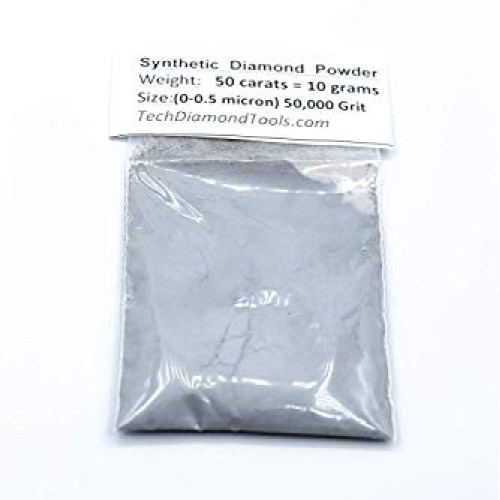 TechDiamondTools Diamond Powder 50,000 Grit, 0-0.5microns - 50 Car...