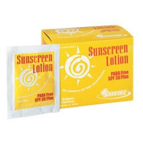 Safetec Sunscreen Lotion 3.5 gram Packets SPF 30 - Box of 25