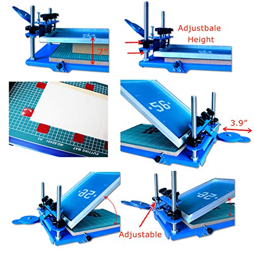 TECHTONGDA 3D Screen Printing Machine Micro-Registration Silk Scre...