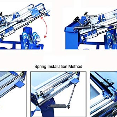 TECHTONGDA Cylinder Screen Printing Machine Cylindrical Silk Scree...