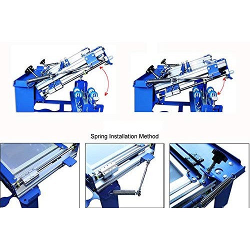 TECHTONGDA Cylinder Screen Printing Machine Cylindrical Silk Scree...