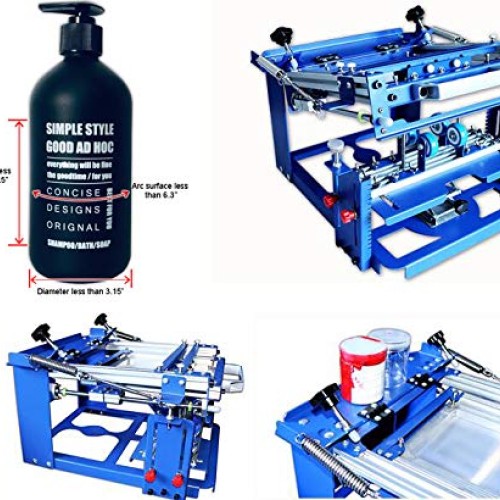 TECHTONGDA Cylinder Screen Printing Machine Cylindrical Silk Scree...