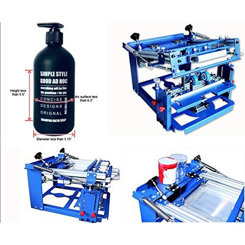 TECHTONGDA Cylinder Screen Printing Machine Cylindrical Silk Scree...