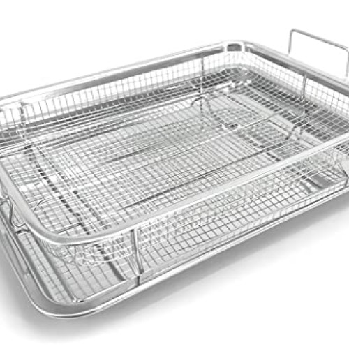 Air Fryer Tray, Air Fry Basket for Oven, 2 Piece Air Fryer Basket ...