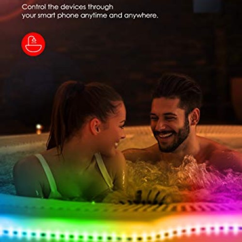 LED Strip Lights,16.4ft Light Strip with 150 led Lights for Room,T...