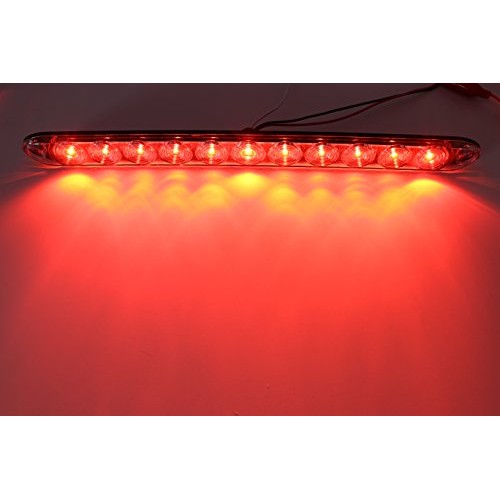 15 Clear Red Multi-function Stop Turn Tail Marker Trailer Light L...