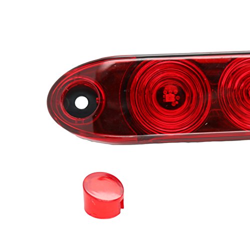 15 Red Multi-function Stop Turn Tail Marker Trailer Light LED Bar...