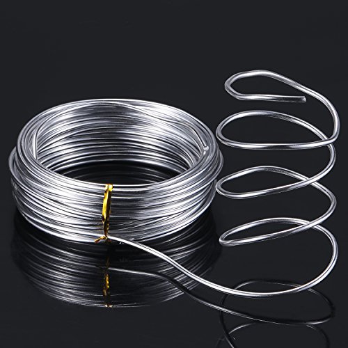 32.8 Feet Copper Aluminum Wire, Bendable Metal Craft Wire for Maki...