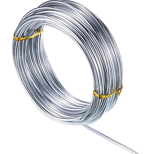 32.8 Feet Copper Aluminum Wire, Bendable Metal Craft Wire for Maki...