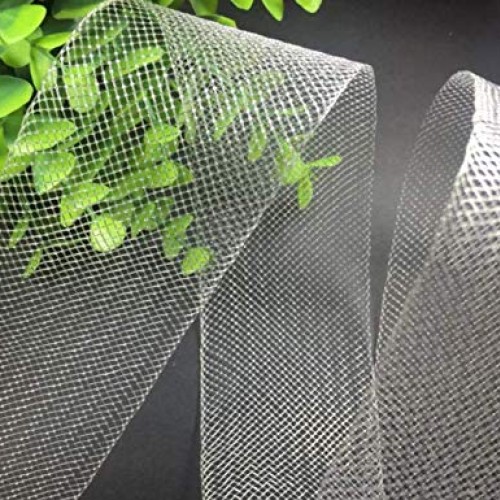 Teemico 50 Yards Stiff Polyester Horsehair Braid for Polyester Bon...