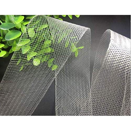 Teemico 50 Yards Stiff Polyester Horsehair Braid for Polyester Bon...