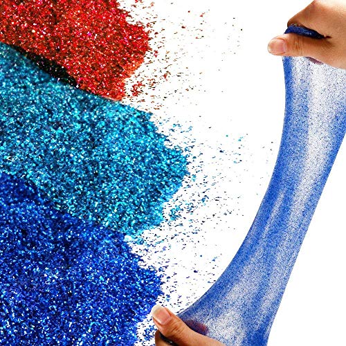 Glitter for Slime, Teenitor Extra fine Glitter Shakers in Shaker J...